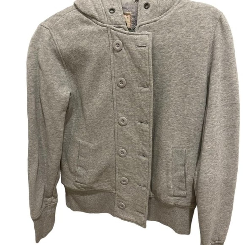 Roxy Full Button Hoody Jacket Women's Medium, Lik… - image 3